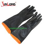 Industrial Latex Work Gloves Manufacturer - Waterproof High Quality Black