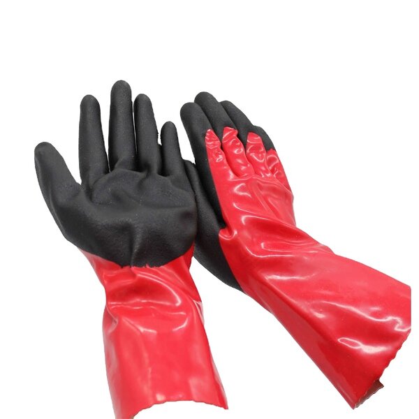 PVC Chemical Gloves Manufacturer - Water Proof with Cotton Lined