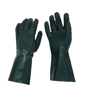Oil Resistant Long Sleeve Gloves Supplier - Smooth PVC with Cotton Liner