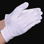 White Cotton Stretch Gloves Supplier - Etiquette Jewelry Antique Driving