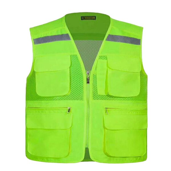 Work Reflective Vest Factory - Mesh with Pockets Uniform