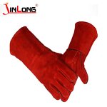 High Temp Welding Gloves Factory - 16 Inch Long Leather Industrial
