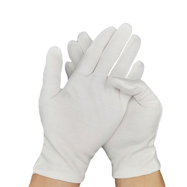 White Cotton Gloves Manufacturer - Slip Anti Special High Quality