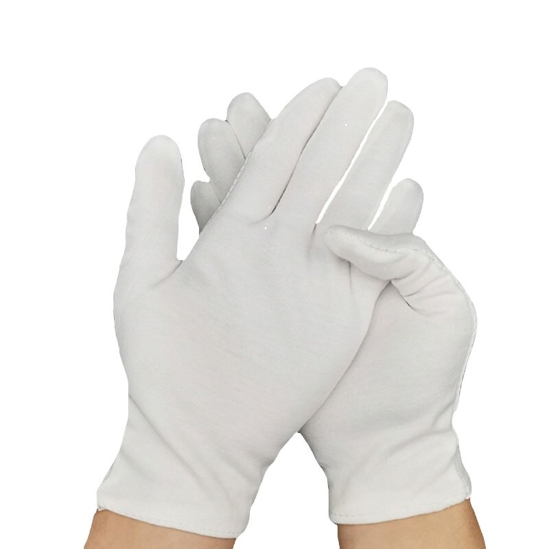 White Cotton Gloves Manufacturer - Slip Anti Special High Quality