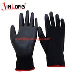 PU Coated Palm Gloves Supplier - 13 Needle Polyester Non-slip Dust-free