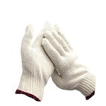 White Cotton Gloves Manufacturer - Construction Non-slip Labor Protection