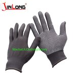 Black Nylon Dot Bead Gloves Manufacturer - Non-slip Handling Work Gardening