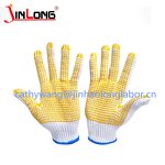 Black Nylon PVC Gloves Manufacturer - Non-Slip Wear Resistant Elastic