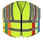 80g Reflective Vest Supplier - Cro Fluorescent Construction Site