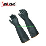 Industrial Latex Work Gloves Manufacturer - Waterproof High Quality Black