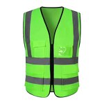 80g Reflective Vest Supplier - Cro Fluorescent Construction Site