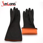 Cheap Latex Coated Gloves Supplier - 13 Gauge Cotton Liner Crinkle Safety