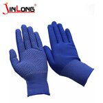 Dot Gloves Supplier - PVC Black Non-slip Work