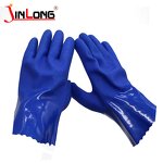 PVC Industry Gloves Factory - Oil-resistant Leak-proof Cotton Lined
