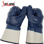 Green Chemical Nitrile Gloves Manufacturer - 45 cm Industrial