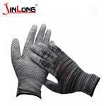 PVC Dot Cotton Gloves Factory - Cotton Yarn Yellow Anti-slip Protective