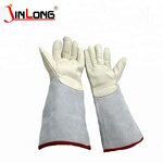 Electrical Leather Welding Glove Supplier - Cowhide and Cotton Lining
