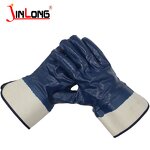 Green Chemical Nitrile Gloves Manufacturer - 45 cm Industrial