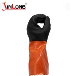 Oil Resistant PVC Gloves Factory - Interlock Lining Long Sleeve Industry