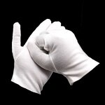 White Soft Mittens Factory - Jewelry Inspection Stretchy Cotton
