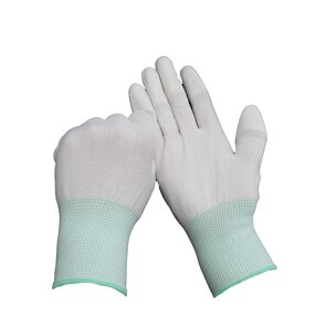 13pin Thin Work Gloves Factory - Nylon Cotton Yarn Breathable Pu