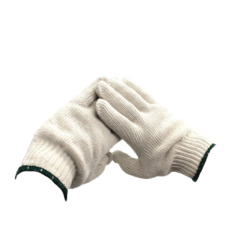 10 Pin Safety Cotton Gloves Supplier - High Quality Cheap Price
