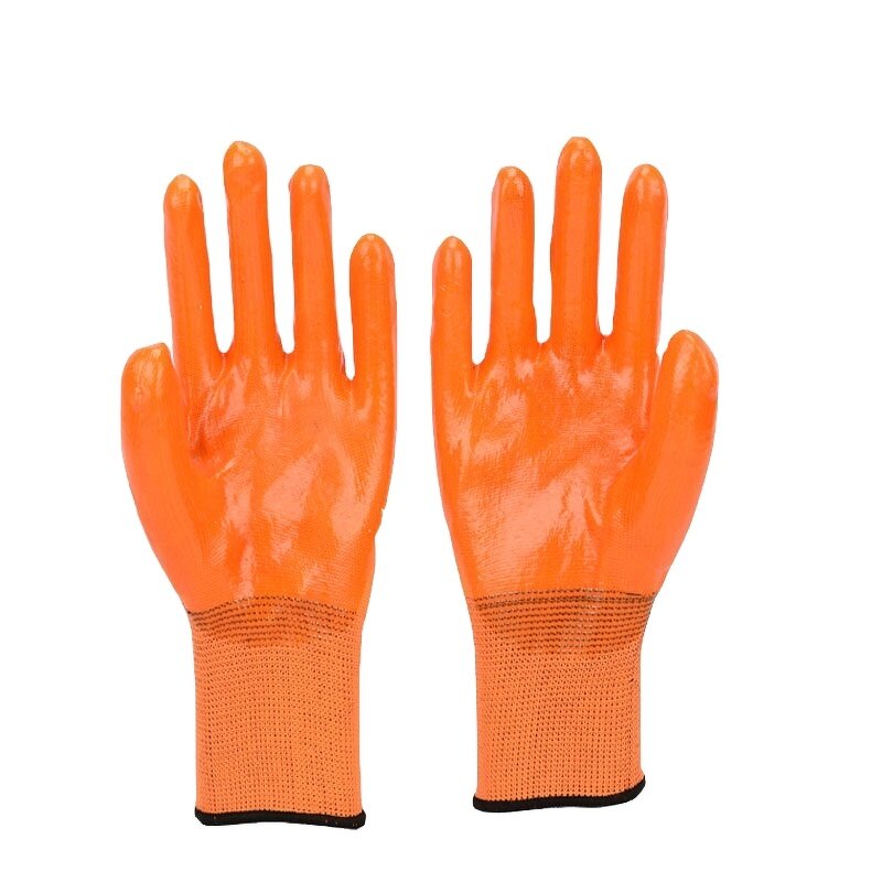 PVC Hanging Rubber Gloves Supplier - Dipped Non-slip Wear-resistant Labor