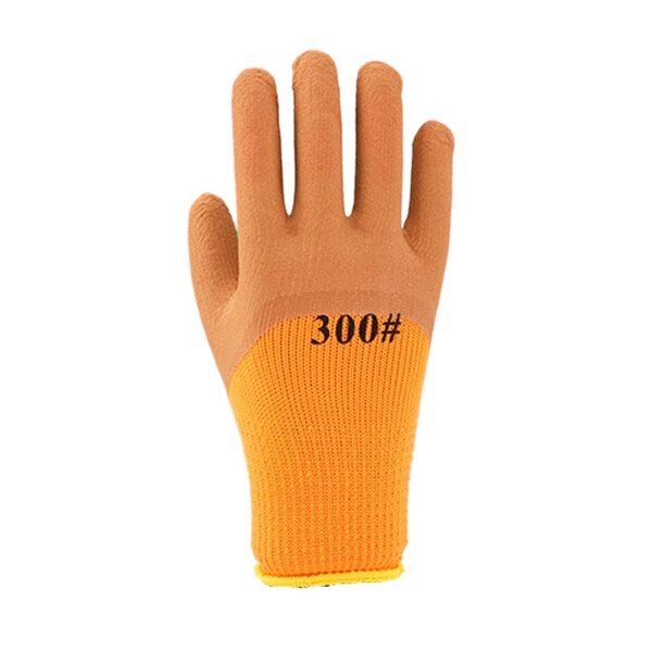Free Sample Safety Gloves Manufacturer - Orange Foam Latex for Sale