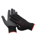 Black Nylon Dot Bead Gloves Manufacturer - Non-slip Handling Work Gardening