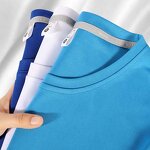 Quick Drying Men T-Shirts Factory - Black Summer Custom Logo Plain Sports