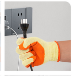 Knitted Rubber Gloves Supplier - Breathable & Wear-Resistant