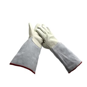 Electrical Leather Welding Glove Supplier - Cowhide and Cotton Lining