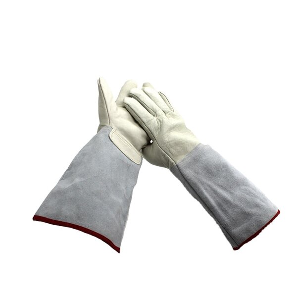 Electrical Leather Welding Glove Supplier - Cowhide and Cotton Lining