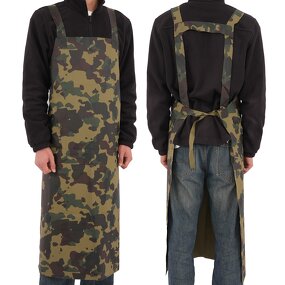 Camouflage Oxford Apron Factory - Custom Logo & Adjustable Neck