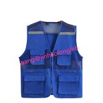 80g Reflective Vest Supplier - Polyester Night Riding Mesh with Strips