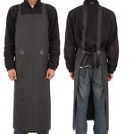 Waterproof Vinyl Bib Apron Supplier - Adjustable Neck Black