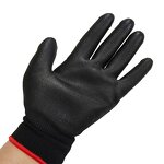 PU Coated Palm Gloves Supplier - 13 Needle Polyester Non-slip Dust-free