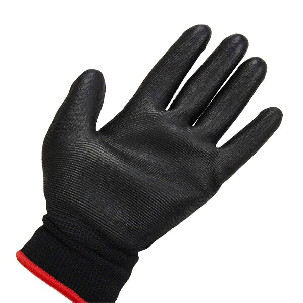 Nylon Pu Coated Palm Gloves Factory - Rubberized Work Dust-free Electronic