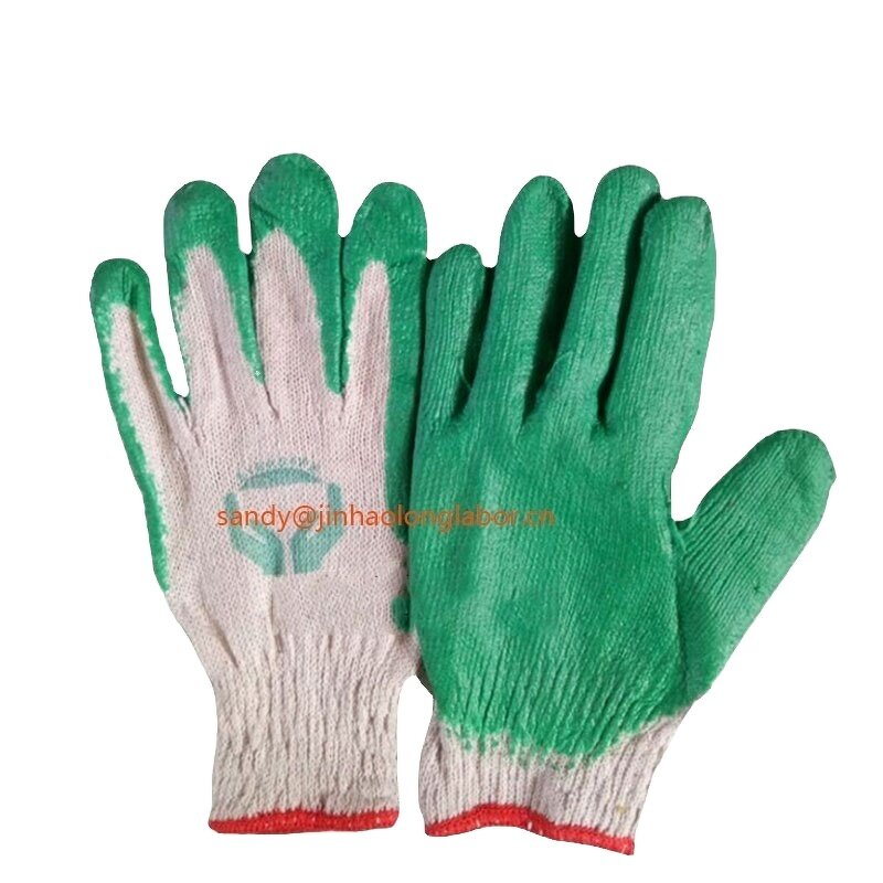 Cotton Latex Gloves Supplier - Latex Coated Palm Non-Slip Breathable