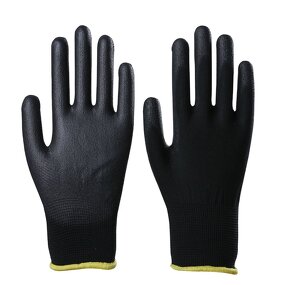 PU Coated Palm Gloves Supplier - 13 Needle Polyester Non-slip Dust-free