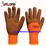Orange Nylon Foam Terry Gloves Factory - Latex Foam Wear-resistant