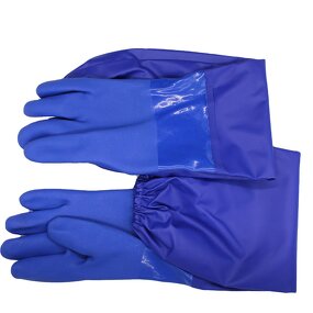PVC Industrial Gloves Supplier - Long Sleeve Oil Waterproof Fishing