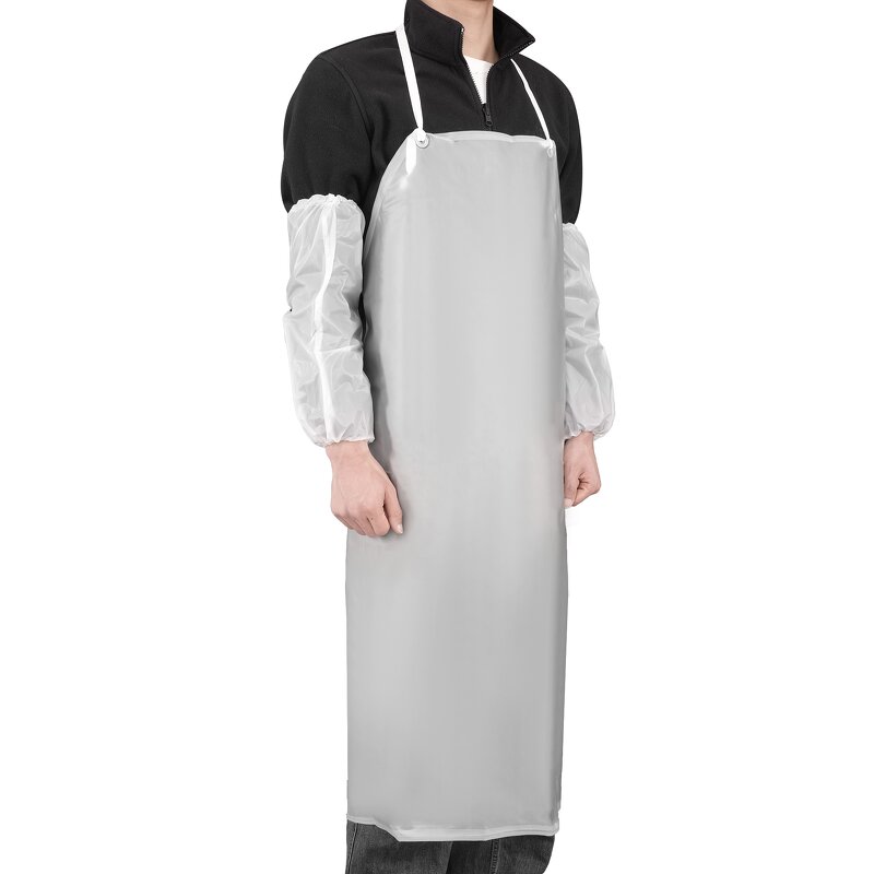 Custom Logo PVC Apron Factory - Waterproof Washable