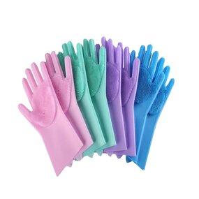 Gloves With Magic Brush Factory - Silicone Waterproof Cleaning Household