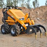 4-in-1 Skid Steer Loader Factory - OEM Small Loader Manufacturer