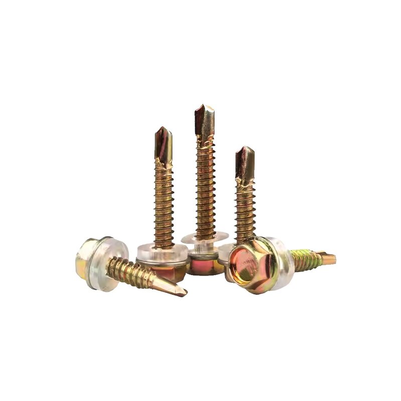 Hex Head Screw Factory - OEM Self-Drilling Screw with Washer