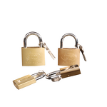 Furniture Lock Factory - OEM Brass Plated Iron Padlock