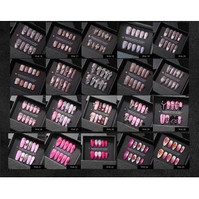 Press-On Nail Tips Factory - OEM Coffin Square Pattern Tips