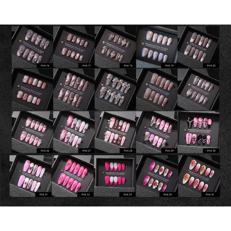 Press-On Nail Tips Factory - OEM Coffin Square Pattern Tips