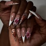 Acrylic Press-On Nails Factory - OEM 24pcs Stiletto Nail Set